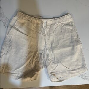 Banana republic Cream linen Shorts